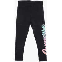 Colanti Side Logo Print High Waist Leggings Fete