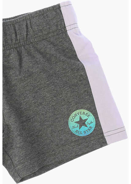 Pantaloni scurti Converse Logo Printed Bermuda Gray Baieti (BM 16478985) 2