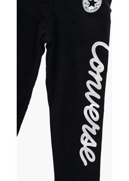 Colanti Converse Stretch Cotton Printed Leggings Black Fete (BM 16478994) 2
