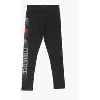 Colanti pentru Fete - Colanti Converse Leggings With Strass Black Fete (BM 16479027) - B-mall.ro