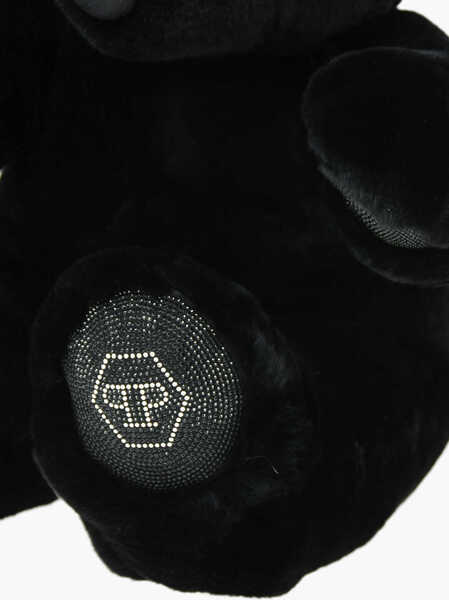 Huse mobil & tablete Philipp Plein Real Fur Teddy Bear 70 Soft Toy With Rhinestone Embellishmen Black Barbati (BM 16479048) 4