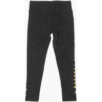 Colanti pentru Fete - Colanti Nike Air Jordan High-Waisted Jumpman Leggings With Golden Letteri Black Fete (BM 16479060) - B-mall.ro
