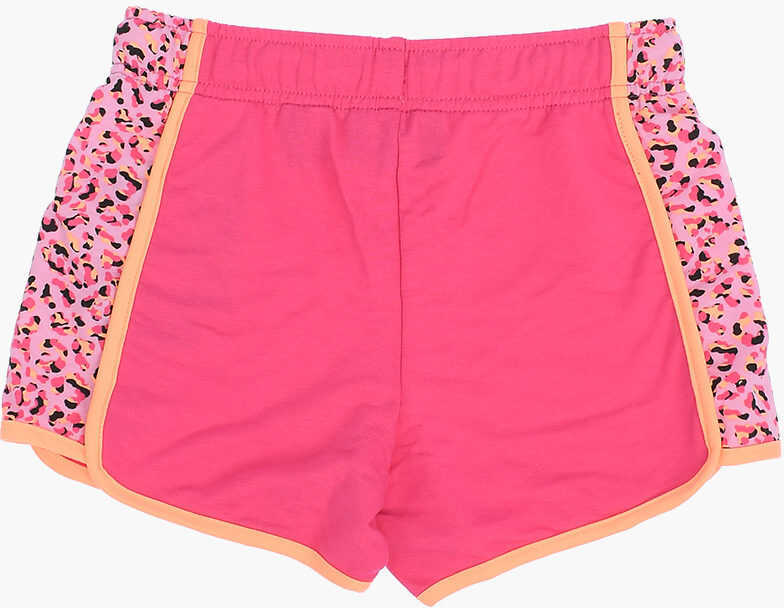 Pantaloni scurti Converse All Star Chuck Taylor Animal Patterned Side Band Shorts Pink Baieti (BM 16479072) 3