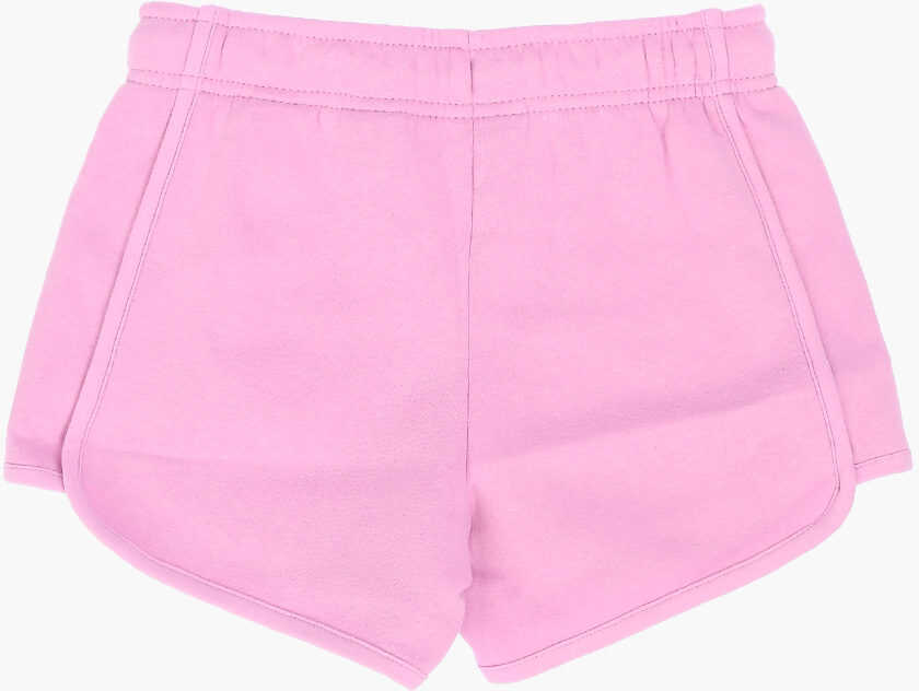 Pantaloni scurti Converse All Star Chuck Taylor Logo Printed Sweatshorts Pink Baieti (BM 16479087) 3