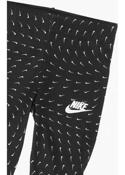 Colanti Nike Logo Printed Leggings Black Fete (BM 16479090) 2