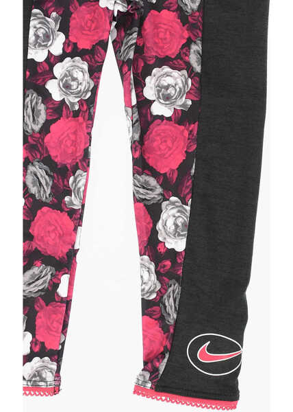 Colanti Nike Floral Leggings Black Fete (BM 16479096) 2