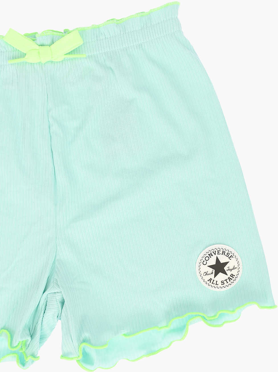 Pantaloni scurti Converse All Star Chuck Taylor High Wiast Ribbed Shorts Light Blue Baieti (BM 16479123) 2