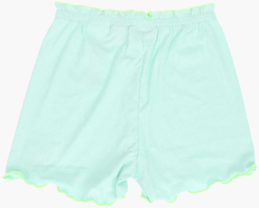 Pantaloni scurti Converse All Star Chuck Taylor High Wiast Ribbed Shorts Light Blue Baieti (BM 16479123) 3