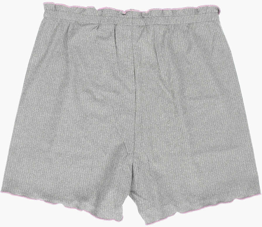 Pantaloni scurti Converse All Star Chuck Taylor Ribbed Shorts With Scalloped Hem Gray Baieti (BM 16479126) 3