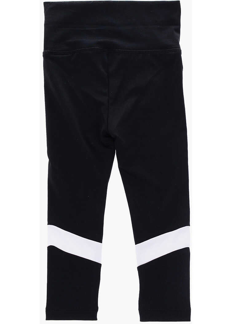 Colanti Nike Contrasting Bands Logo Printed Leggings Black Fete (BM 16479171) 3