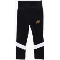 Colanti Contrasting Bands Logo Printed Leggings Fete