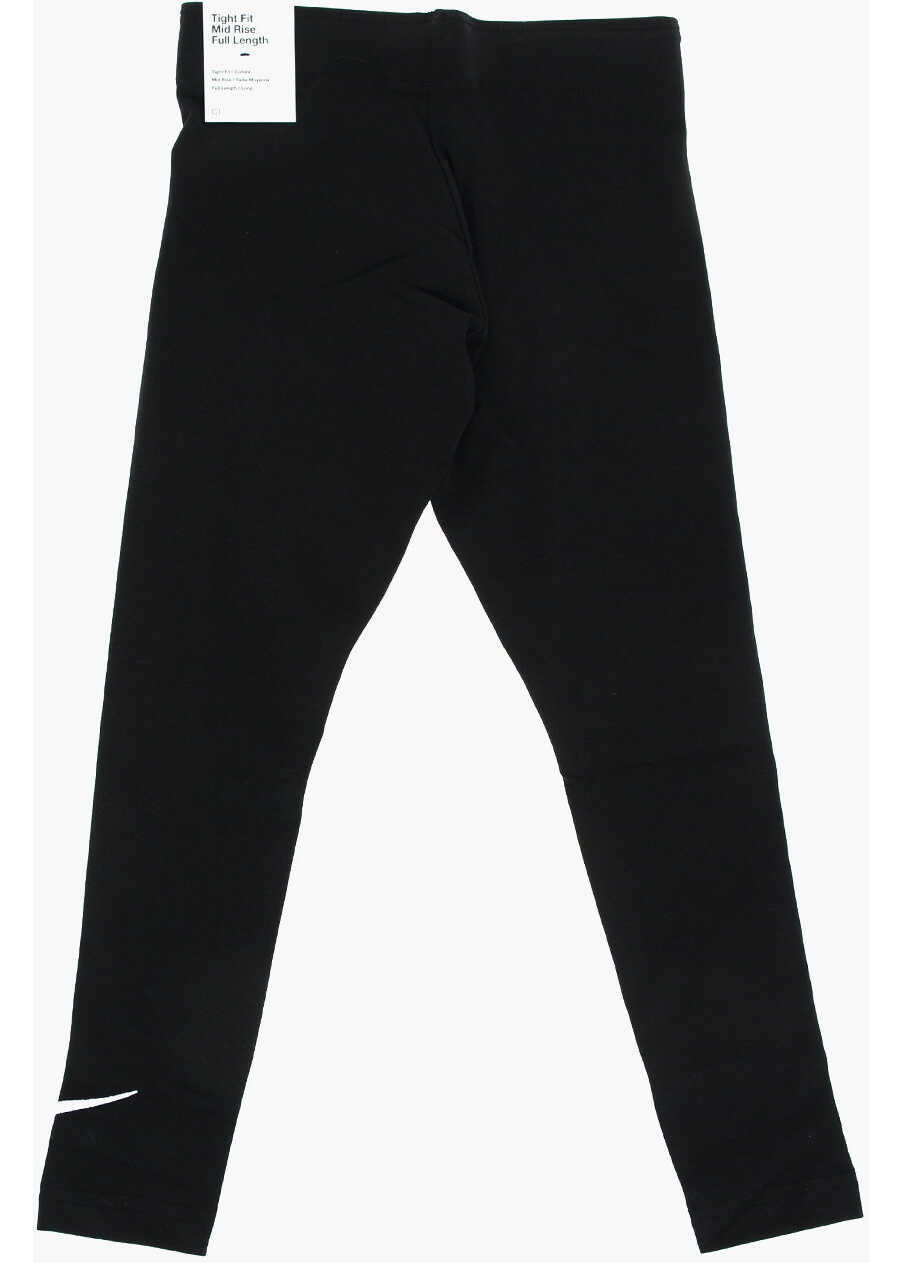 Colanti Nike Drawstring Waist Tight Fit Leggings Black Fete (BM 16479183) 3