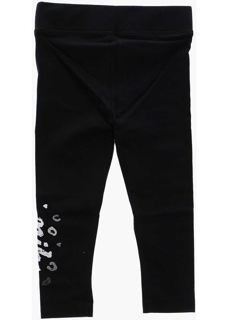 Colanti Nike Logo Printed Solid Color Leggings Black Fete (BM 16479198) 2