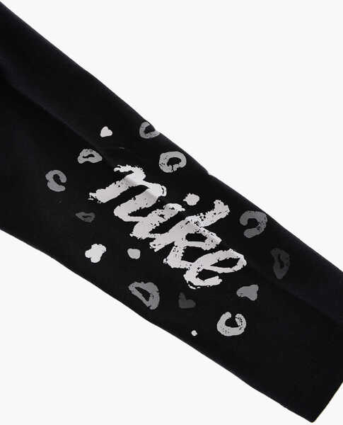 Colanti Nike Logo Printed Solid Color Leggings Black Fete (BM 16479198) 3