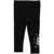 Nike Logo Printed Solid Color Leggings Black