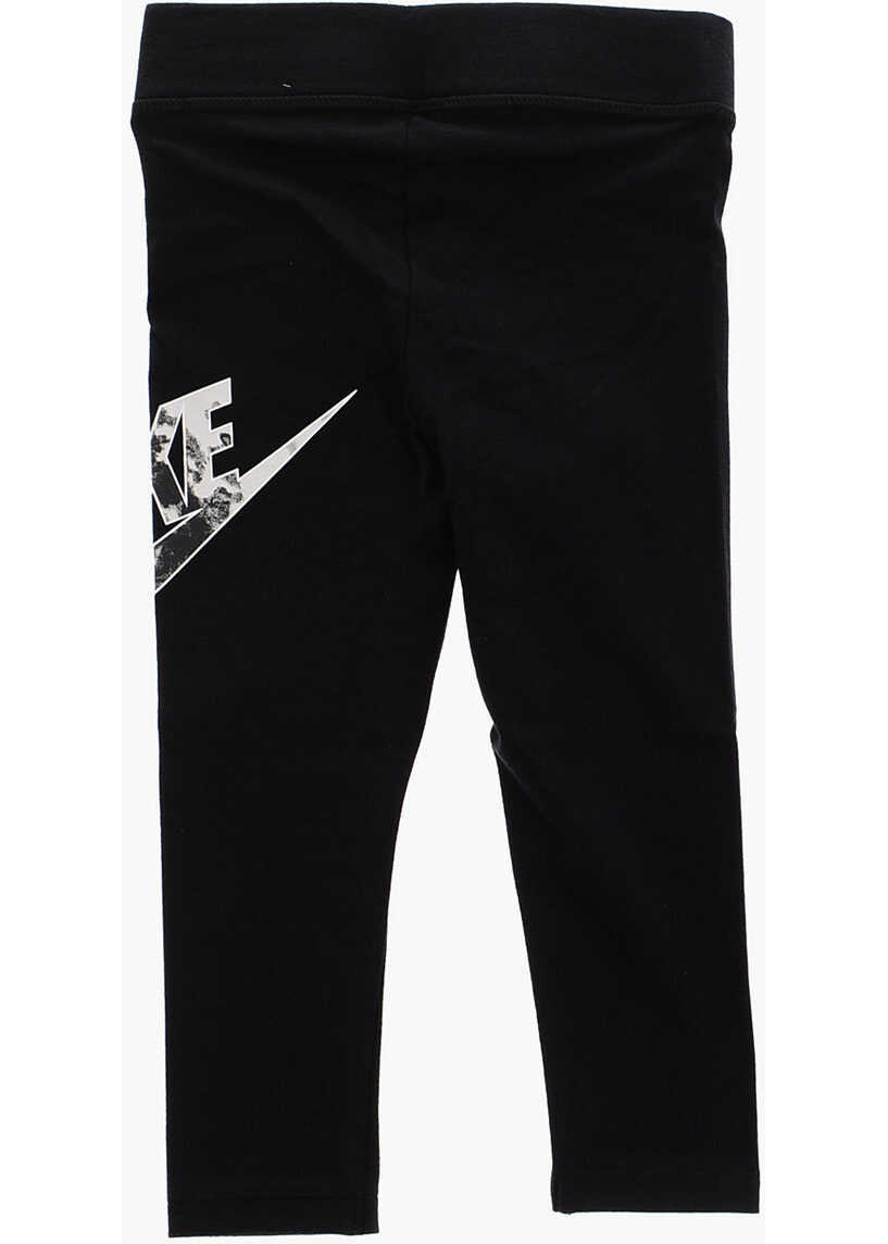 Colanti Nike Logo Printed Tie Dye Effect Stretch Leggings Black Fete (BM 16479201) 2