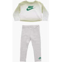Colanti Shaded Crew-Neck Sweatshirt And Leggigs Set Fete