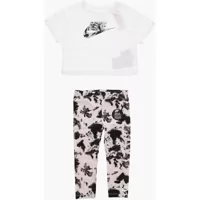 Tricouri Tie Dye Effect Legging And T-Shirt Set Fete