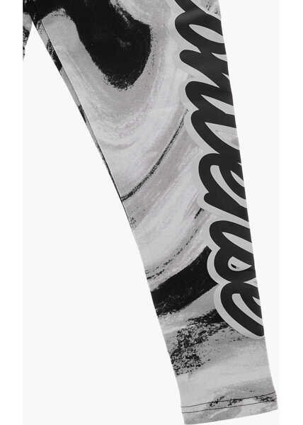 Colanti Converse All Star Chuck Taylor Acid Wash Effect Leggings With High Ri Black Fete (BM 16479219) 2