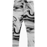 Colanti pentru Fete - Colanti Converse All Star Chuck Taylor Acid Wash Effect Leggings With High Ri Black Fete (BM 16479219) - B-mall.ro