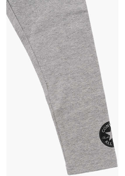 Colanti Converse All Star Chuck Taylor Solid Color Wordmark Leggings Gray Fete (BM 16479222) 2