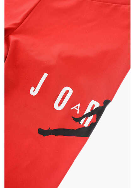 Colanti Nike Air Jordan Logo Printed Solid Color Jumpman Leggings Red Fete (BM 16479237) 2
