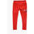 Nike Air Jordan Logo Printed Solid Color Jumpman Leggings Red