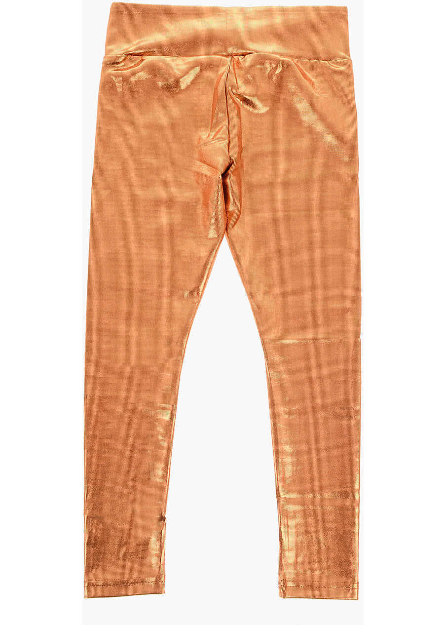 Colanti Converse All Star Chuck Taylor High Waist Holographic Effect Leggings Orange Fete (BM 16479243) 3