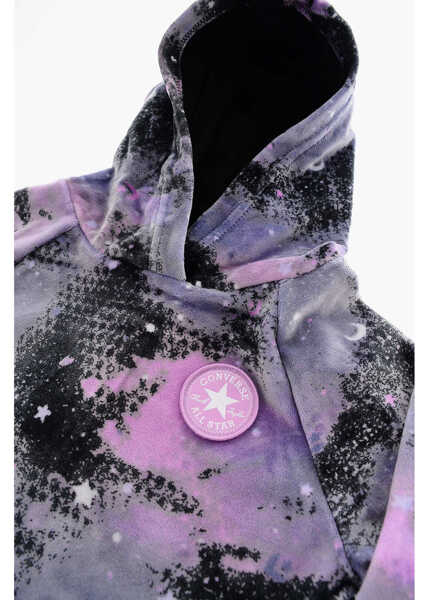 Colanti Converse All Star Chuck Taylor Velour Tie Dye Effect Sweatshirt And L Violet Fete (BM 16479258) 3