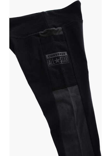 Colanti Converse Stretch Cotton Leggings With Side Pocket Black Fete (BM 16479270) 3