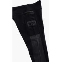 Colanti pentru Fete - Colanti Converse Stretch Cotton Leggings With Side Pocket Black Fete (BM 16479270) - B-mall.ro