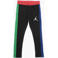 Colanti Nike Air Jordan Stretch Cotton Leggings With Contrasting Bands