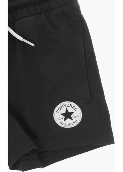 Pantaloni scurti Converse All Star Chuck Taylor Drawstring Waist 2 Pockets Shorts Black Baieti (BM 16479309) 2