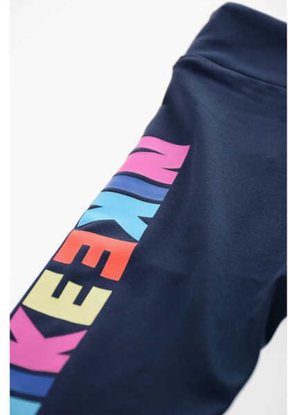 Colanti Nike Logo Printed Dri-Fit Leggings Blue Fete (BM 16479324) 3