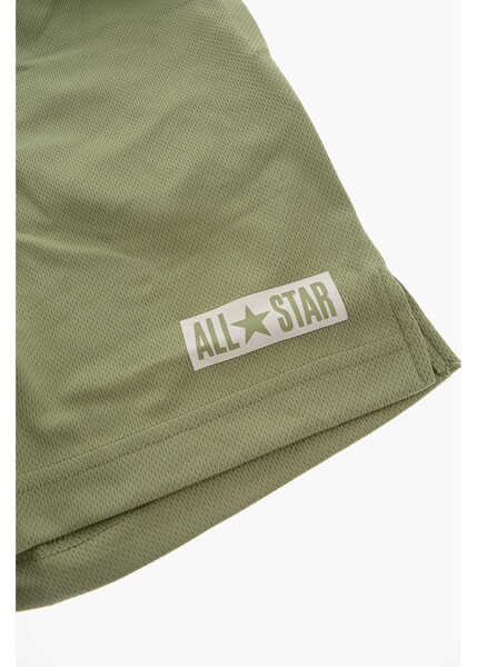 Pantaloni scurti Converse All Star Perforated Fabric Shorts With 2 Pockets Green Baieti (BM 16479339) 2