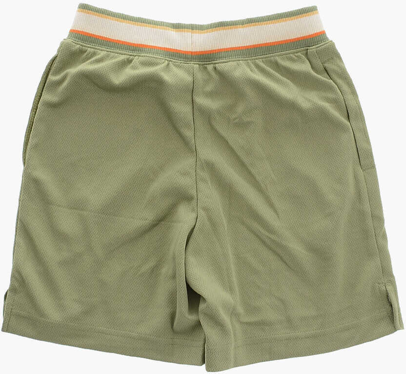 Pantaloni scurti Converse All Star Perforated Fabric Shorts With 2 Pockets Green Baieti (BM 16479339) 3
