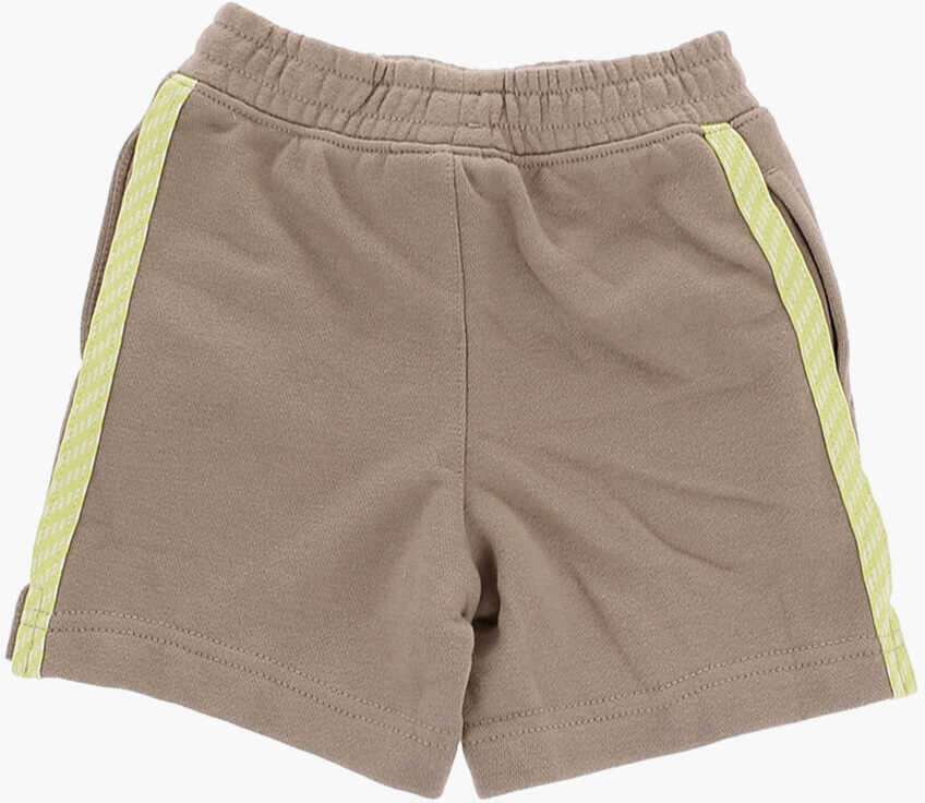 Pantaloni scurti Nike Cotton Blend Shorts With Printed Logo Beige Baieti (BM 16479348) 3