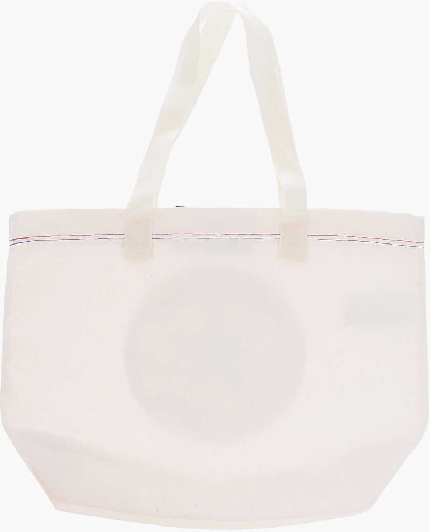 Genti de umar Converse All Star Chuck Taylor Solid Color Tote Bag With Printed Maxi White Barbati (BM 16479351) 3