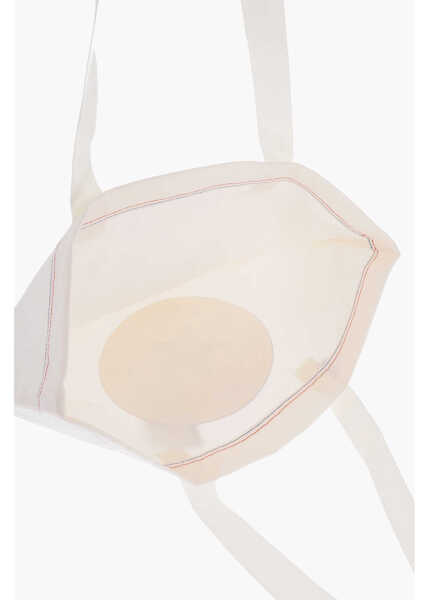 Genti de umar Converse All Star Chuck Taylor Solid Color Tote Bag With Printed Maxi White Barbati (BM 16479351) 4