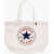 Converse All Star Chuck Taylor Solid Color Tote Bag With Printed Maxi White