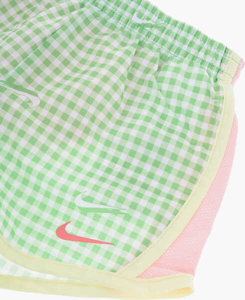 Pantaloni scurti Nike Gingham Checked Shorts With Drawstring Waist Green Baieti (BM 16479354) 2