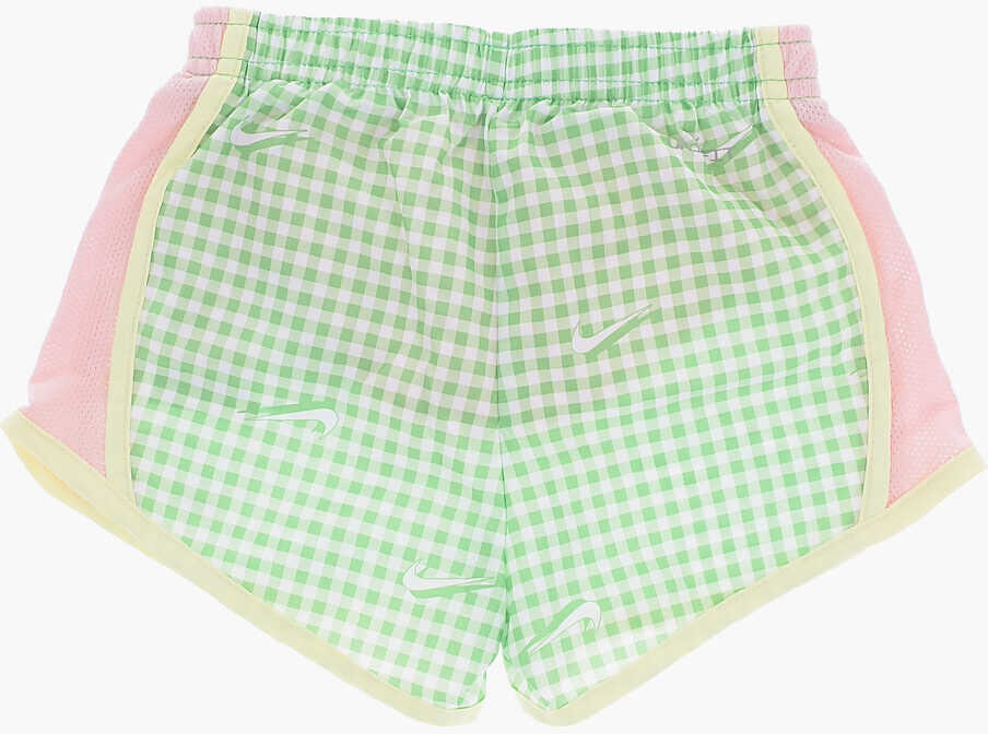 Pantaloni scurti Nike Gingham Checked Shorts With Drawstring Waist Green Baieti (BM 16479354) 3