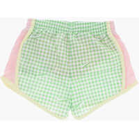 Pantaloni scurti pentru Baieti - Pantaloni scurti Nike Gingham Checked Shorts With Drawstring Waist Green Baieti (BM 16479354) - B-mall.ro