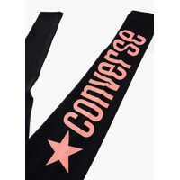 Colanti pentru Fete - Colanti Converse High Waist Stretch Leggings With Printed Contrasting Logo Black Fete (BM 16479357) - B-mall.ro