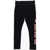 Converse High Waist Stretch Leggings With Printed Contrasting Logo Black