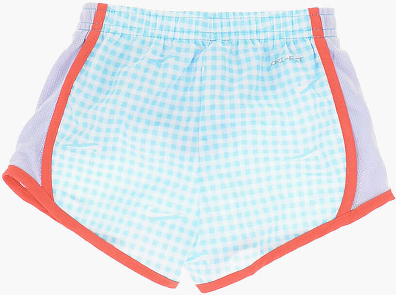 Pantaloni scurti Nike Checked Dri-Fit Shorts With Perforated Side Details Light Blue Baieti (BM 16479360) 2