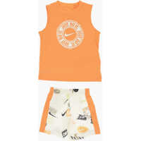 Pantaloni scurti Printed Shorts And Tank Top Set Baieti