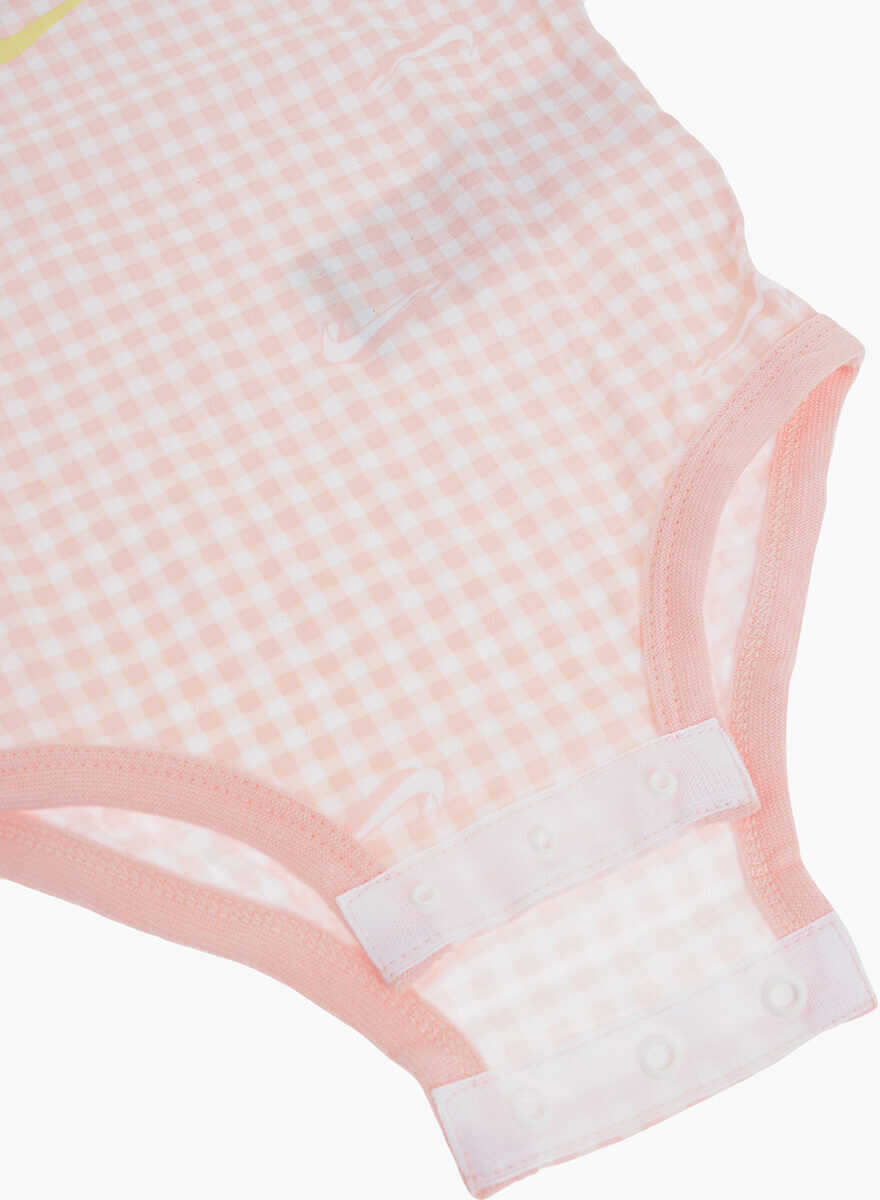 Body-uri Nike Set Of 3 Checked Crewneck Bodysuit Multicolor Femei (BM 16479366) 3