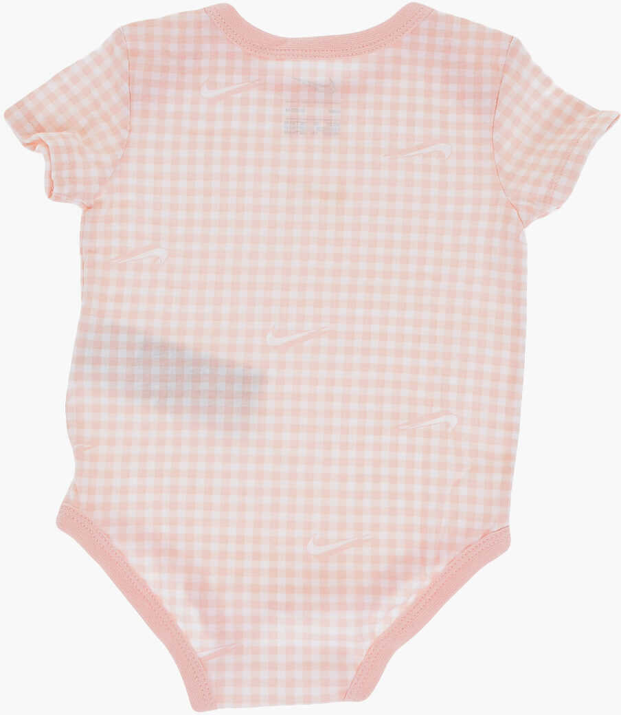 Body-uri Nike Set Of 3 Checked Crewneck Bodysuit Multicolor Femei (BM 16479366) 4