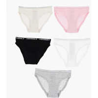 Chiloti Set Of 5 Stretch Cotton Briefs With Logoed Elastic Band Baieti